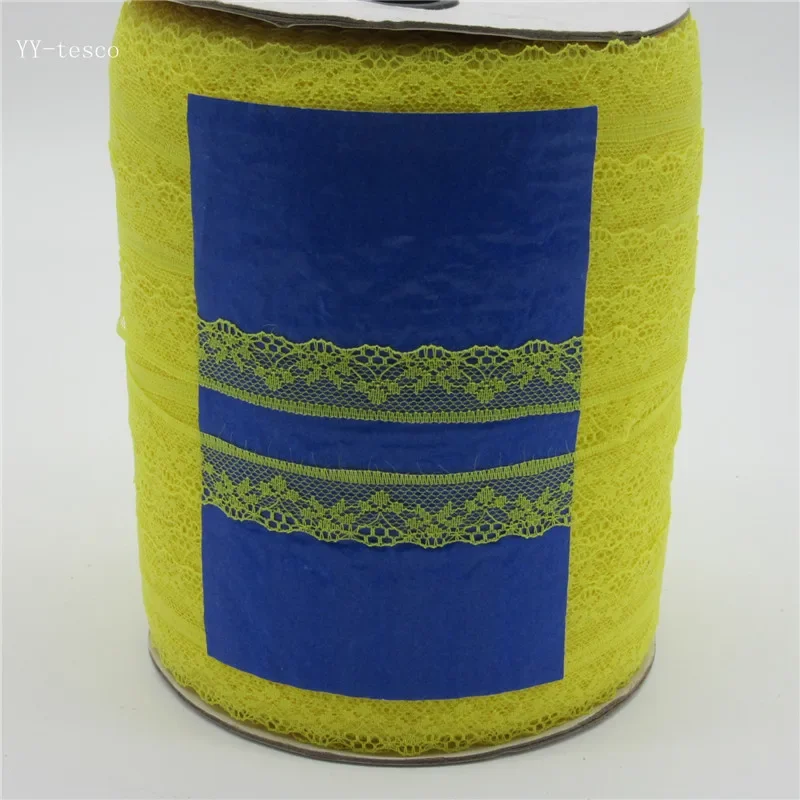 600 Yards Lace Ribbon Tape Trim Handicrafts 14MM Wide Embroidered Net Cord For Sewing Decoration african lace fabric