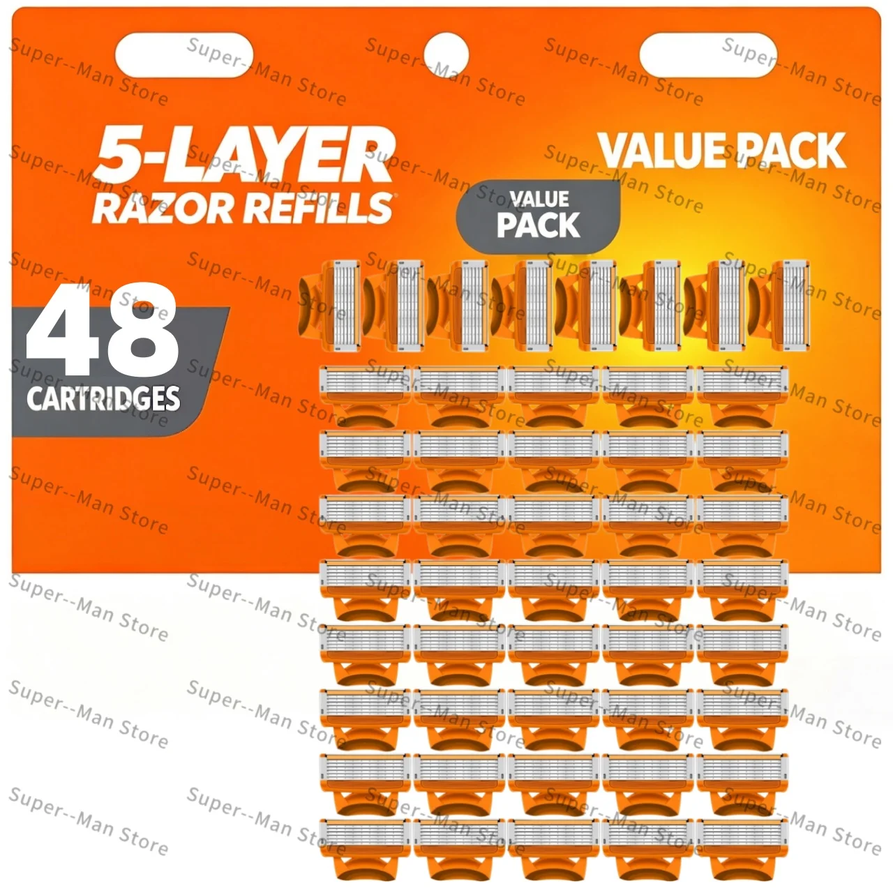 men's-5‑layer-manual-razor-replacement-blades-sharp-stainless-steel-shaver-head-for-face-beard-shaving-male-grooming-refill