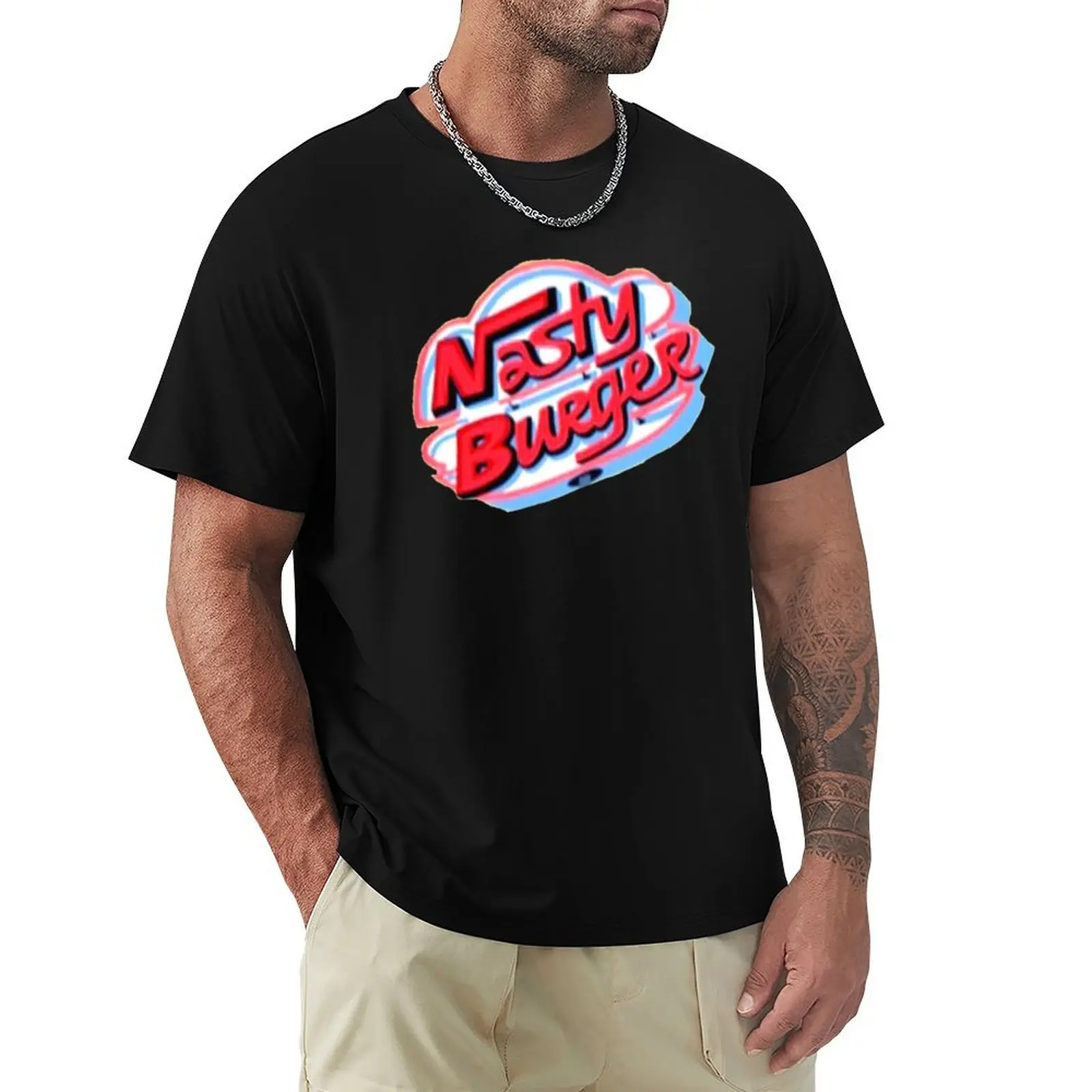 Nasty Burgers - Danny Phantom T-Shirt Work Short Sleeve Cotton Top