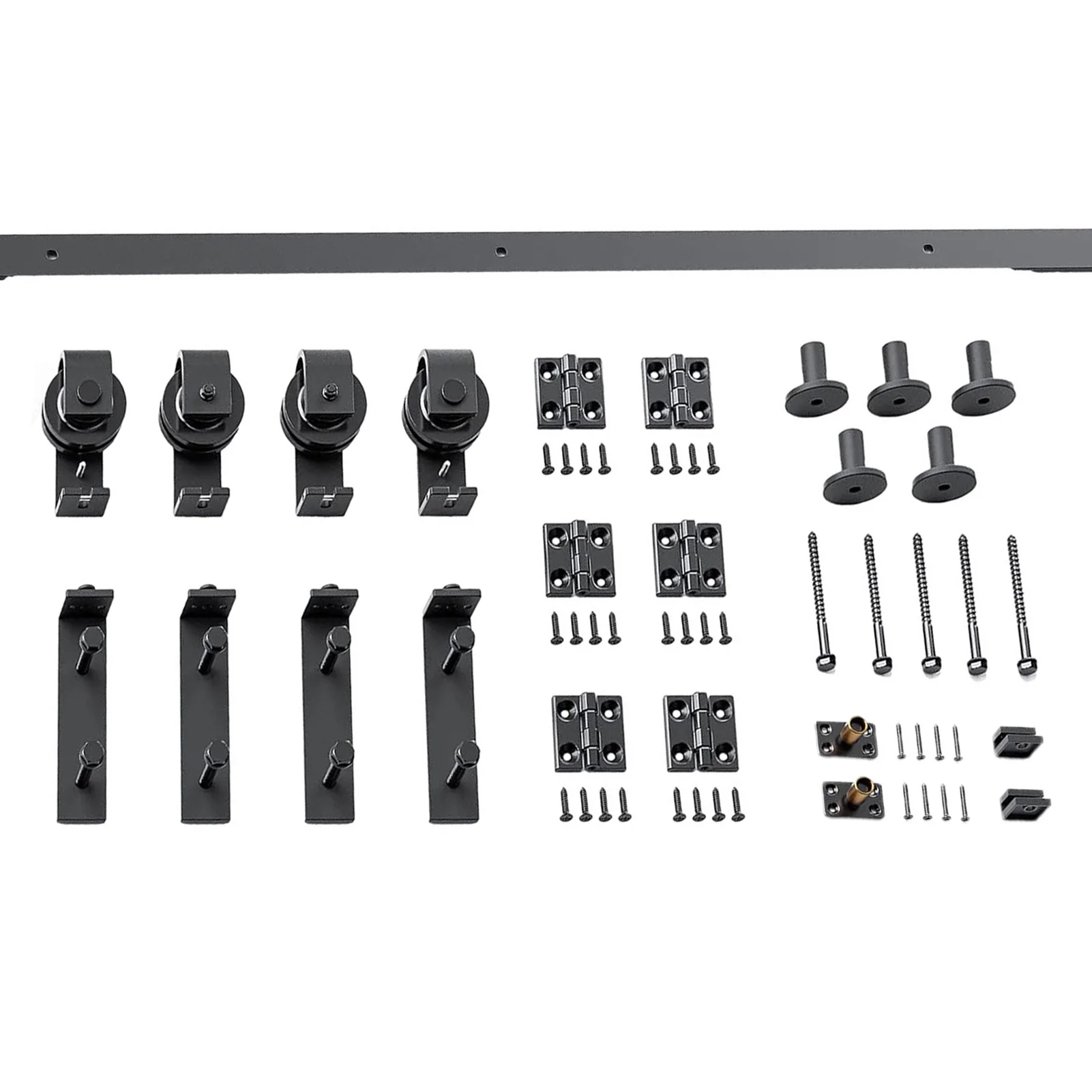 أجهزة باب الحظيرة المنزلقة، أجهزة الباب ثنائية الطي، أجهزة شديدة التحمل لأبواب المطبخ وغرف المعيشة (4 أبواب) #4