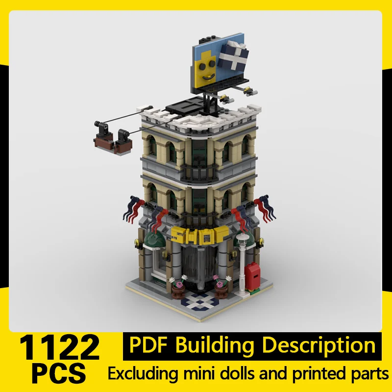 

City Street View Model MOC Building Bricks Grand Emporium Modular Technology Gifts Holiday Assemble Children Toys Suit