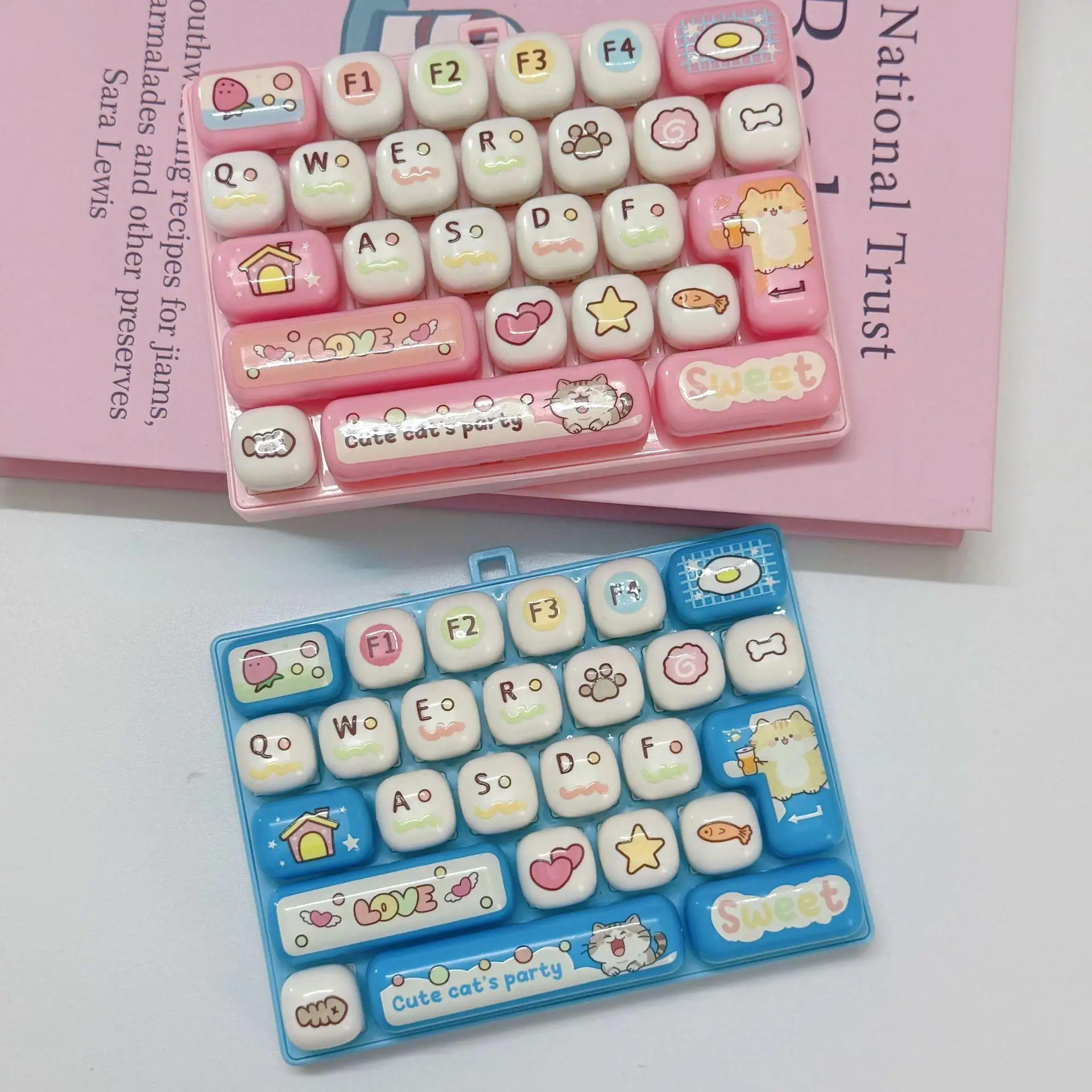 Popular New Cute 26 Key Stress Reducing Keyboard Creative Mechanical Healing Tool Popular Pendant Small Gift Accessories