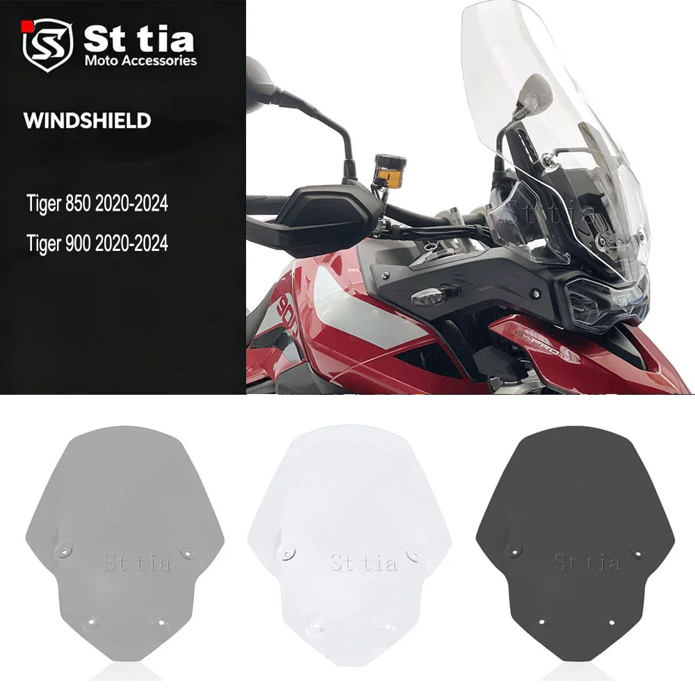 Мотоцикл Tiger 850 Tiger 900 новое регулируемое лобовое стекло для Triumph Tiger 850/900, высококачественный экран 2020 2021-2024