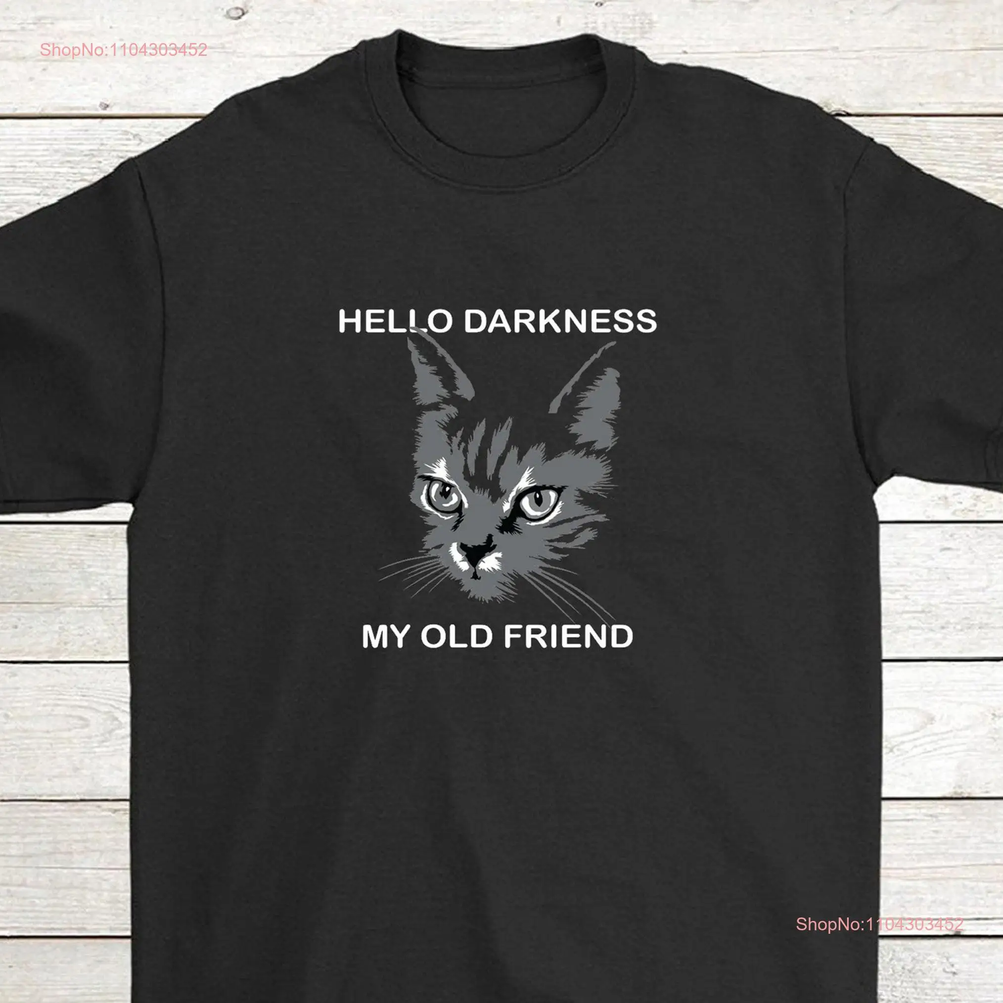 Hello Darkness My Old Friend T Shirt JenellPatterson long or short sleeves