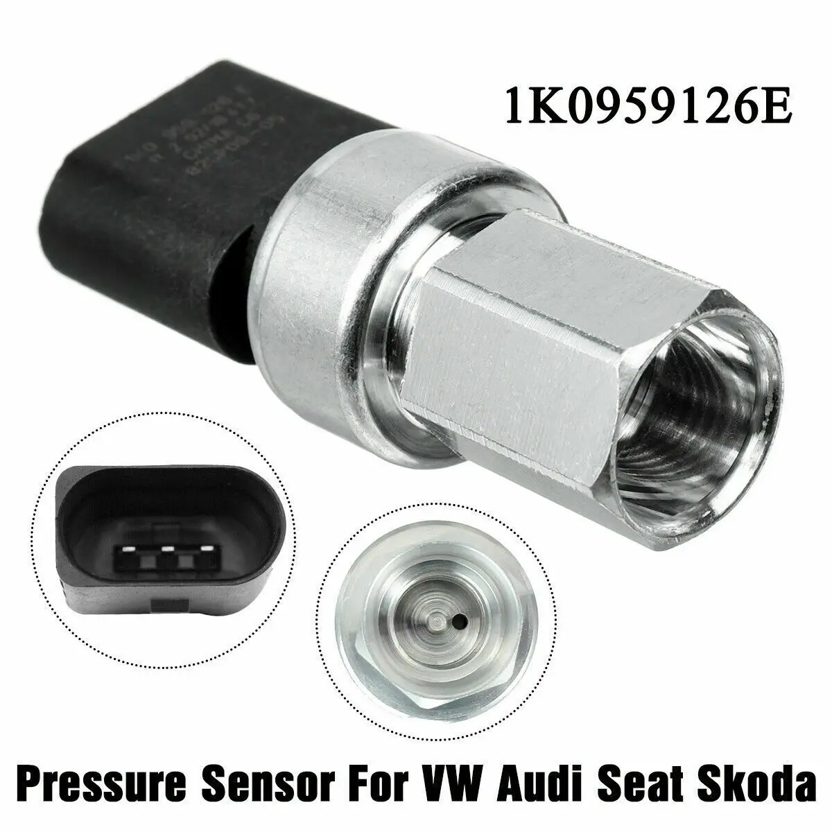 Air Conditioning A/C Pressure Switch Sensor For VW Audi Skoda Seat 1K0959126E