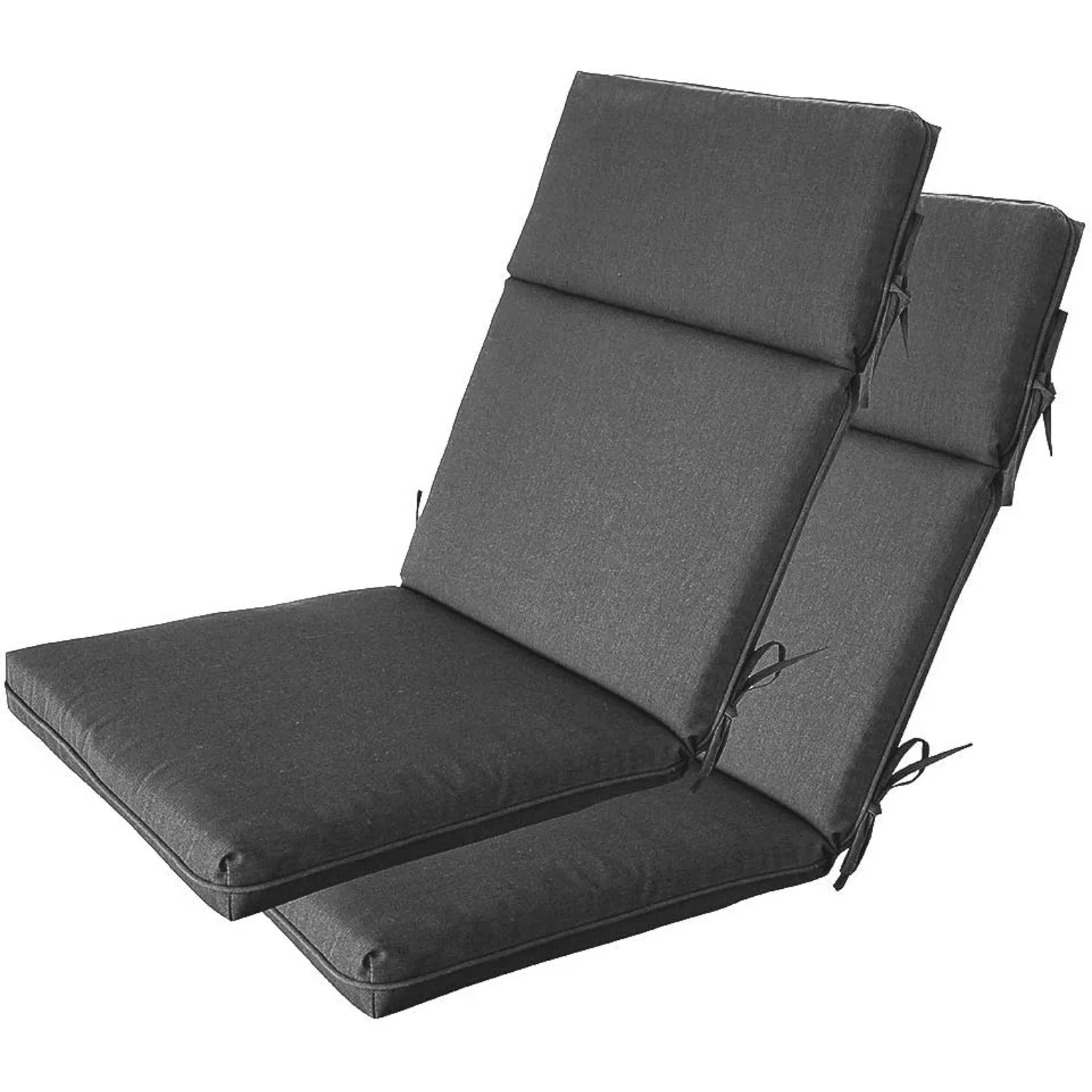 Cojines para sillas Adirondack para exteriores, cojín para silla con respaldo alto para interiores, juego de 2,44,5 L × 20,5 W × 3 H. Cierre de costura cosido