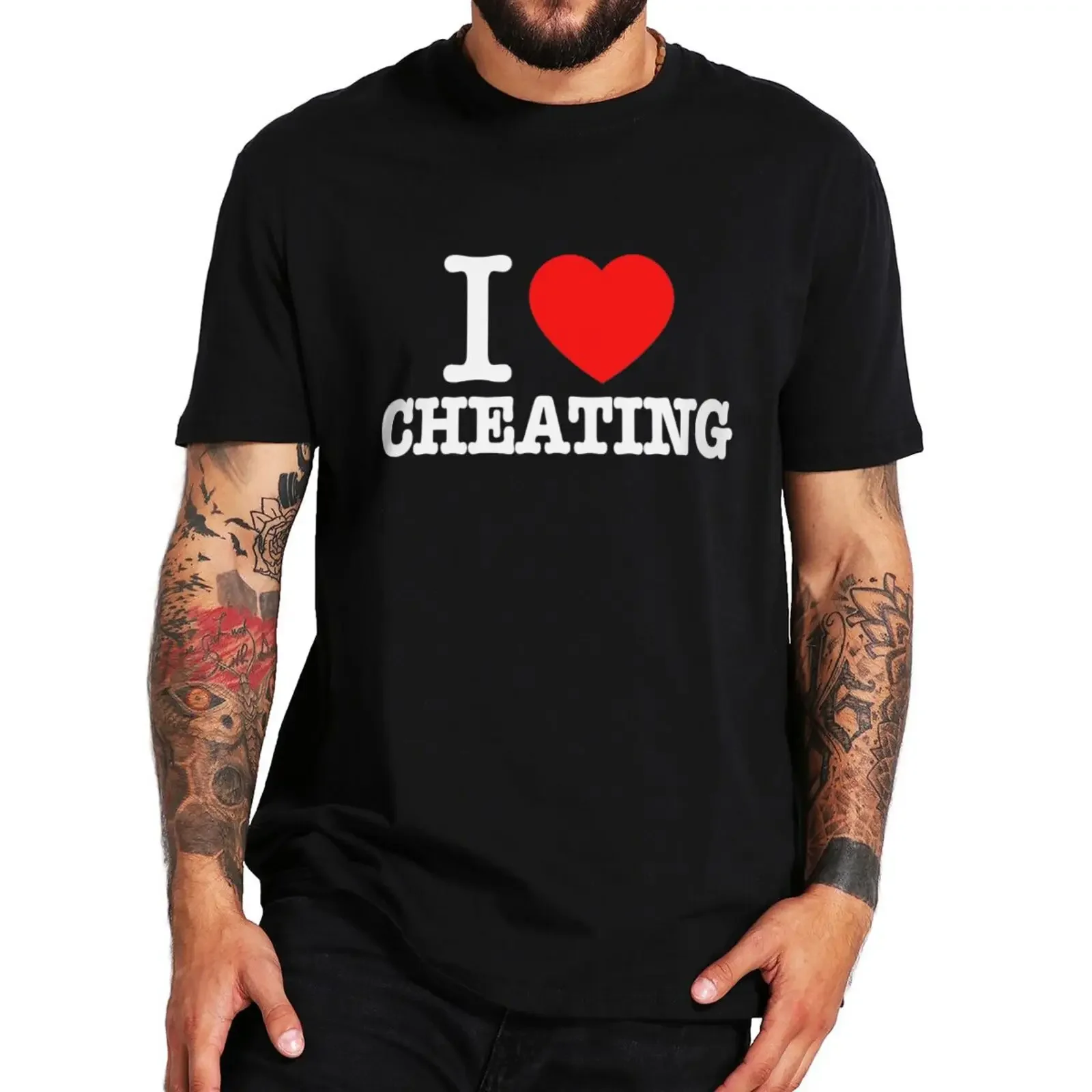 

camisa de manga corta con frase de I Love cheeping Camiseta manga corta para hombre y mujer Humor Jokes mens graphic t shirts