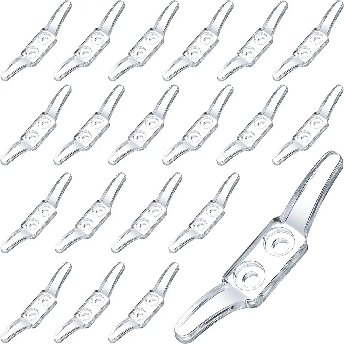 （SAME DAY）20Pcs Blind Cord Safety Cleat Blind Rope Cleat Window Cord Cleat for Home Window Blinds Curtains Sun Shades Ropes