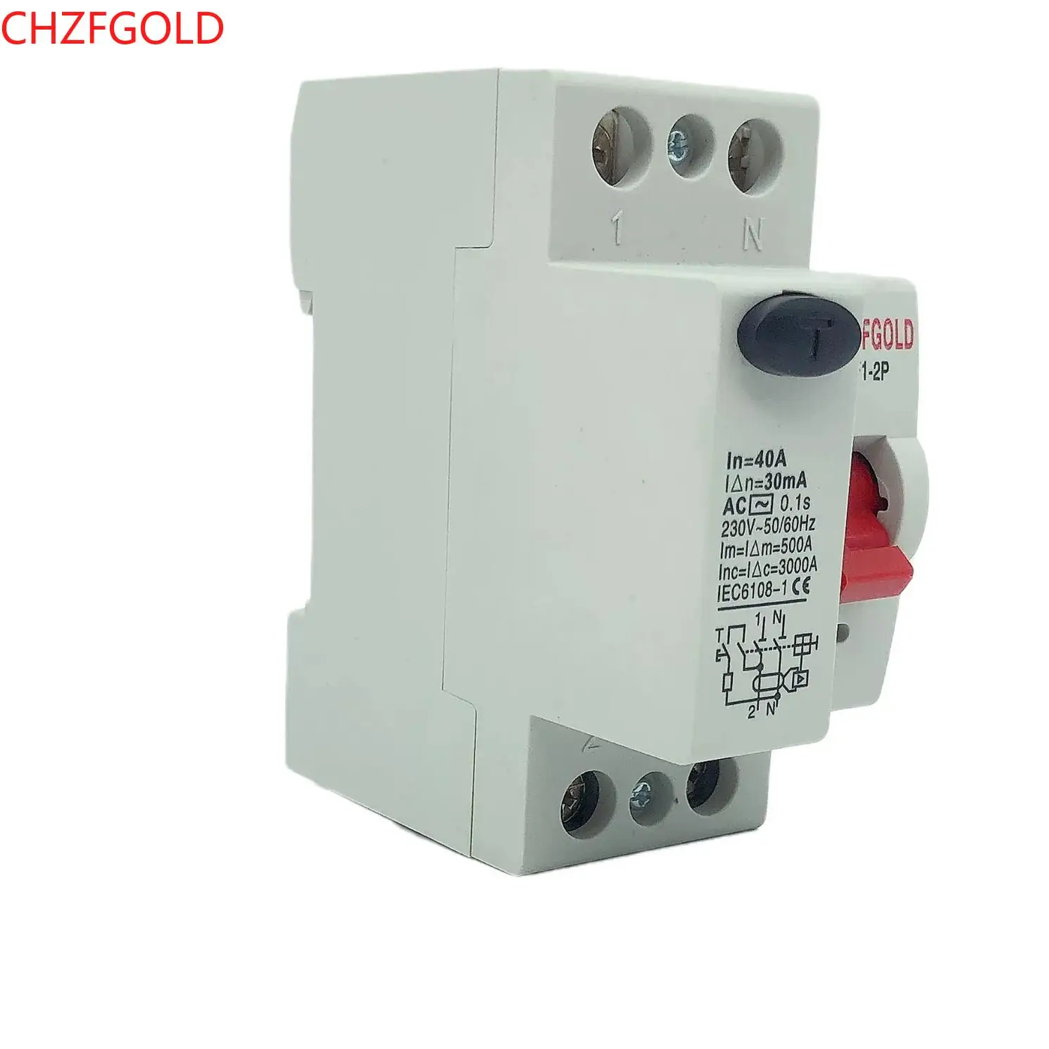 

RCD RCCB ELCB7-2P 230VAC 2P25A 40A 63A 30mA Elcb Residual Current Circuit Breaker Operation Protection Device Electrical Tools