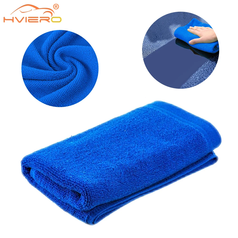 1pcs Paint Cleaner Absorbent Towel Thicken Microfiber Suede Cloth Auto Car Motorcycle Cleaning Care Wash Beauty Supplies Sticker