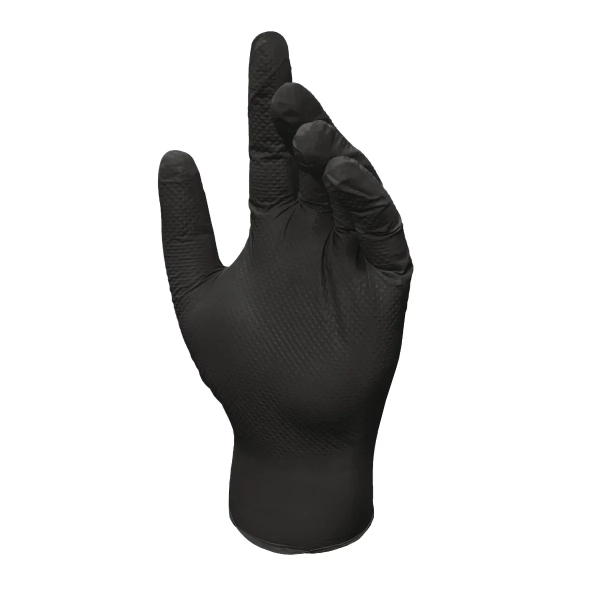 

(3 pack) Nitrile Disposable Gloves, Latex Free, Touchscreen, Black, Large, 50 Pack