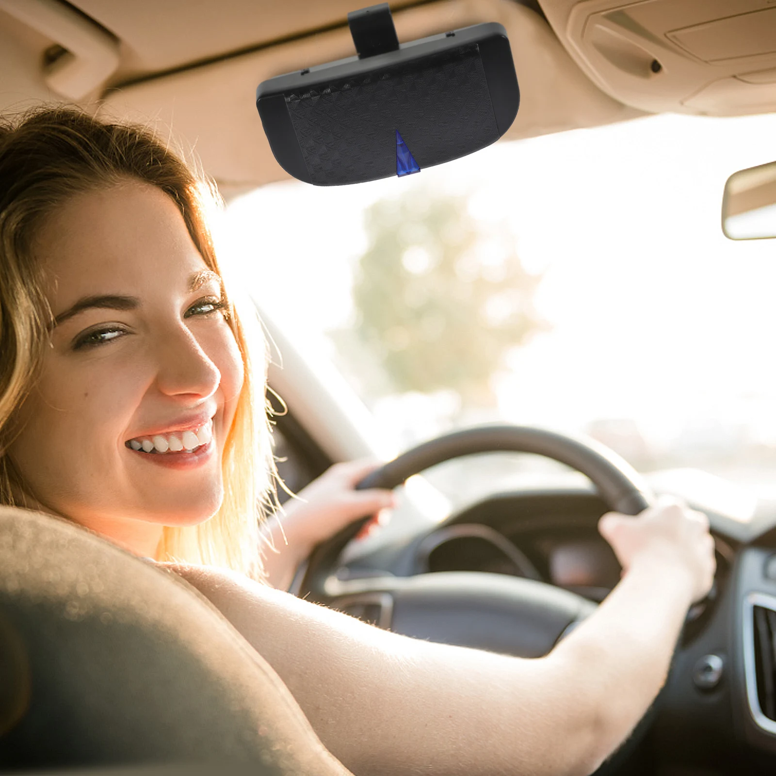 

Car Glasses Case Sunglasses Holder Plastic Storage Box for Car Interior ganizer Black R Fits Most Glasses Models