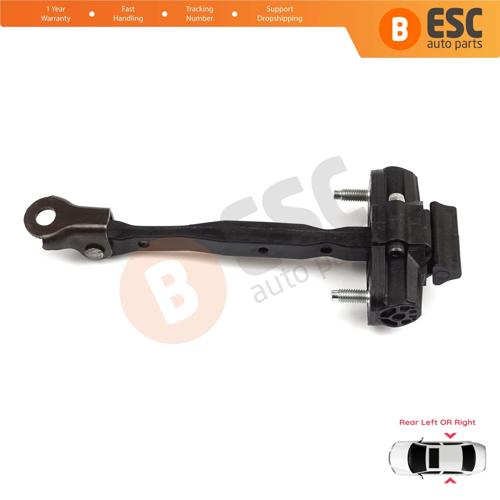 EDP1235 Rear Left or Right Door Catch Hinge Brake Stop Check Strap Limiter 13456270 for Vauxhall Opel Astra K Crossland X