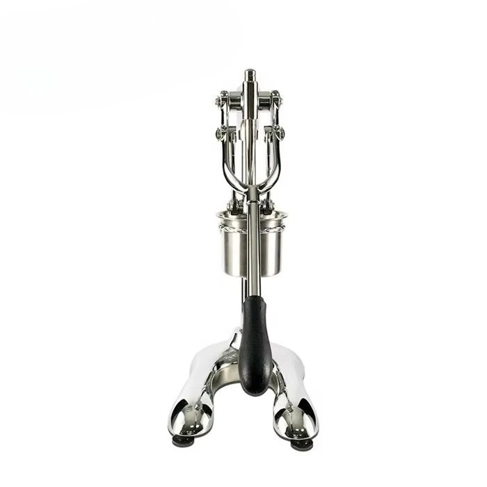 Popular Hand Press Mashed French Fried Chips Extruders Long Fries Maker/30cm Stainless Steel Potato Bar Extrusion Machine