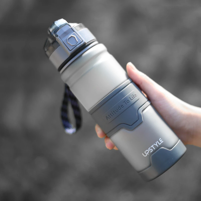 

0.5/0.7/1/1.5L Professional Sport Water Bottle Portable Travel Anti Fall Bottle with Rope Shipping Free Item LeakProof Drinkware