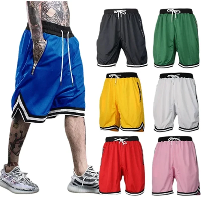 

Summer New Men's Sports Fitness Shorts Men Basketball Game Training Running Casual Loose Quick-Drying Five-Point Pants