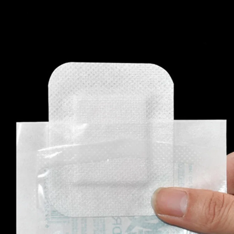 15/25Pcs Lot 6x7cm Breathable Self-adhesive Plasters Patches Wound Strips Dressing Band Aid Bandage Large First Aid Hemostasis