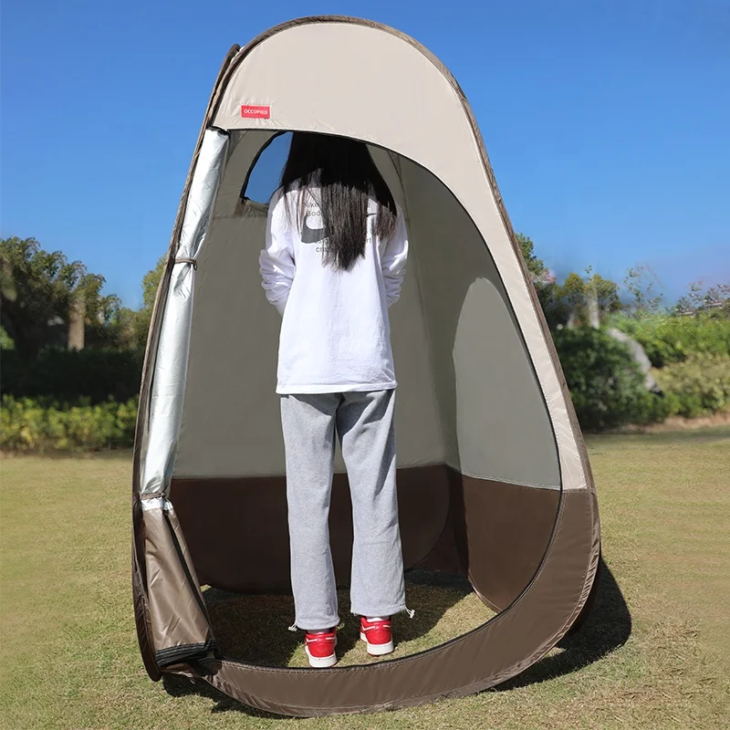 

HISPEED Camping Toilet Tent Kit 1.2*2m Large Space Privacy Outdoor Pop up Shower Tent