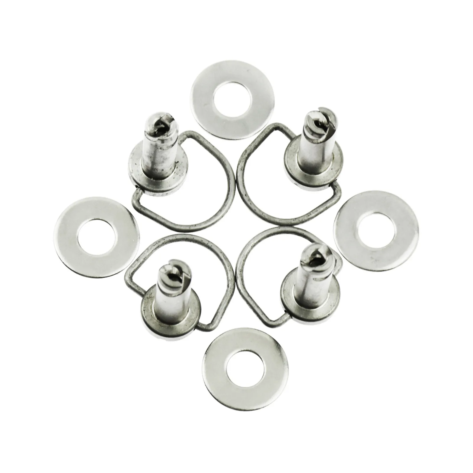 Motorcycle Fastener Hard Saddlebag Mounting Pin Stud Bolt Chrome For Harley Softail Fat Boy Touring Road King Electra Glide FLHX