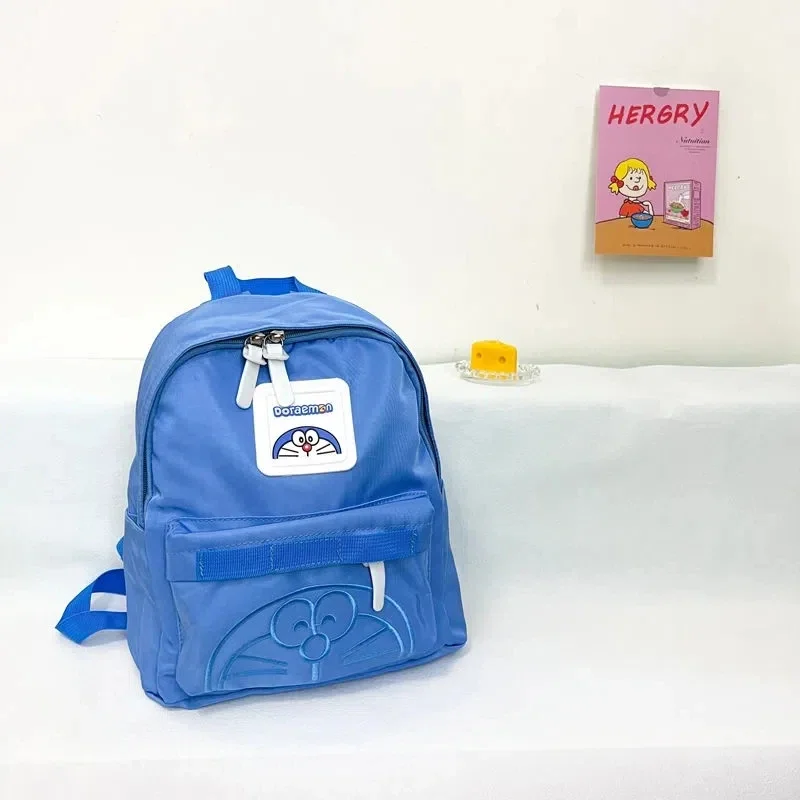 Doraemon Schoolbag for Primary School Students Light small Backpack Solid Color Cartoon Kindergarten Baby Fashion Backpack