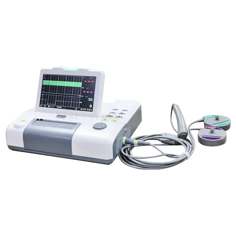 

Portable 7 inch Cardiotocography ctg price Cardiotocograph Machine FHR TOCO TWINS