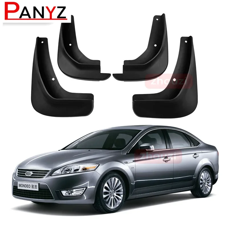 4Pcs Car Front Rear Mudflaps Mudguards Fender Flares Splash Guards Mud Flaps for Ford Mondeo 2007-2012