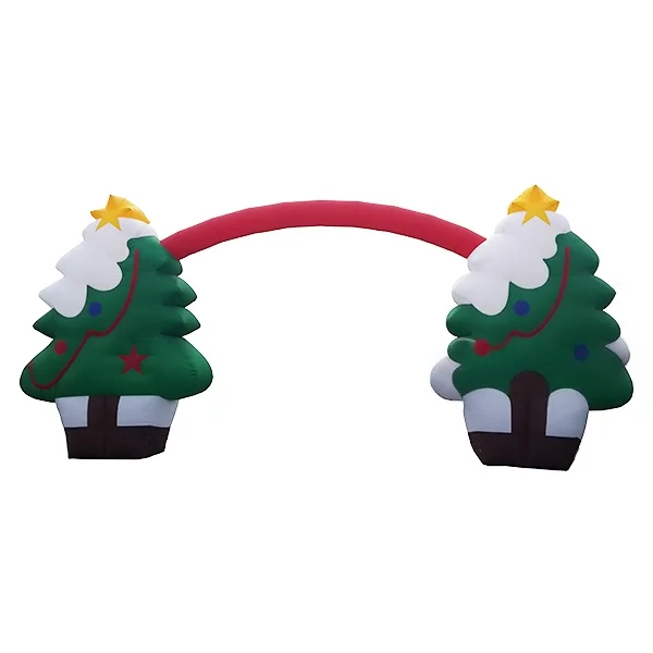 

Large Outdoor PVC Inflatable Christmas Tree Arch Decoration Commercial Display for Yard Advertising Giant Archway Christmas Tree