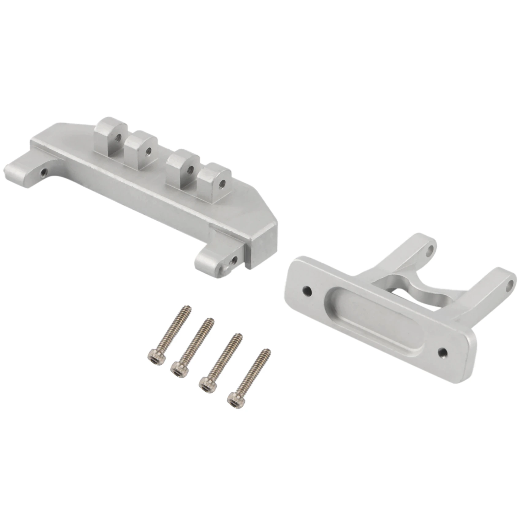 Metal Rear Body Shell Mount Support Connect Bracket Stand for Axial SCX24 90081 1/24 RC Crawler Car Upgrade Parts,Silver