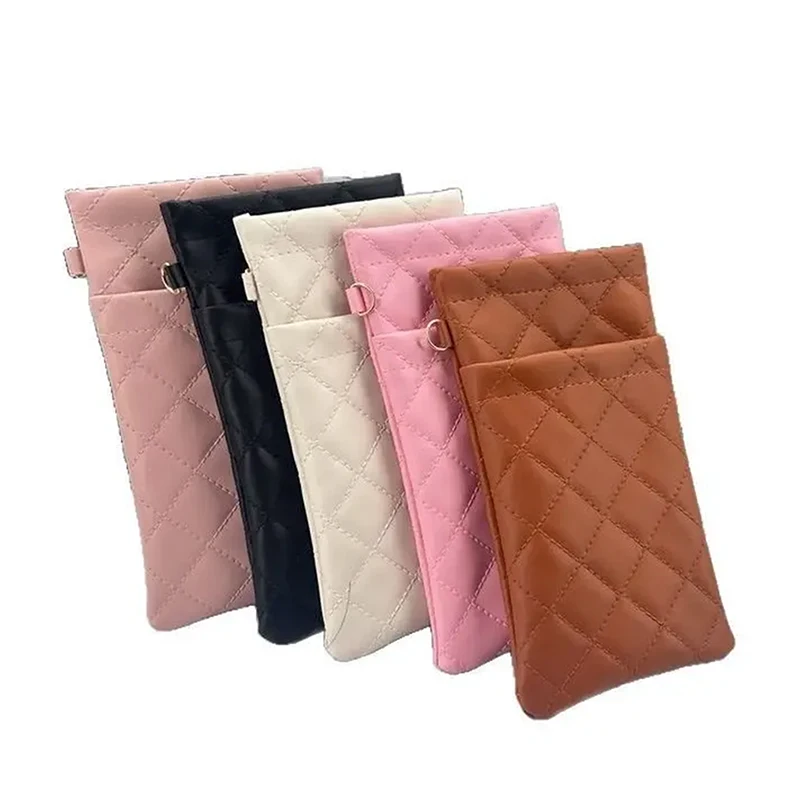 حقيبة نظارات مزدوجة الطبقات من جلد البولي يوريثان حقيبة نظارات شمسية مقاومة للماء حقيبة نظارات راقية حافظة نظارات شمسية محمولة