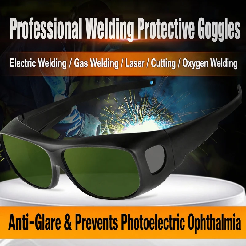 Welder's Safety Protective Glasses Anti Strong Light Anti-laser Anti Ultraviolet UV Safety Work Welding Glasses Goggles Tools