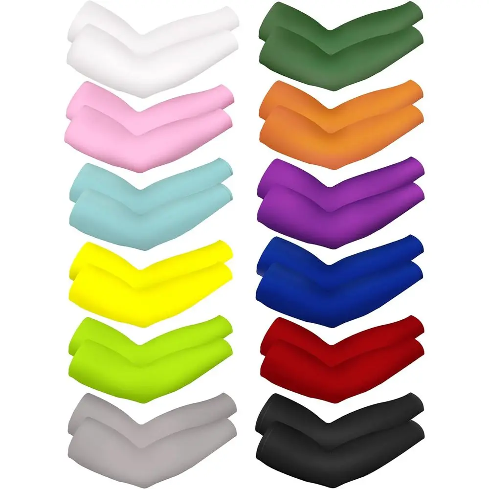 

Unisex Long Arm UV Protection Sleeves, 12 Pairs, Cooling Cover for Outdoor Activities