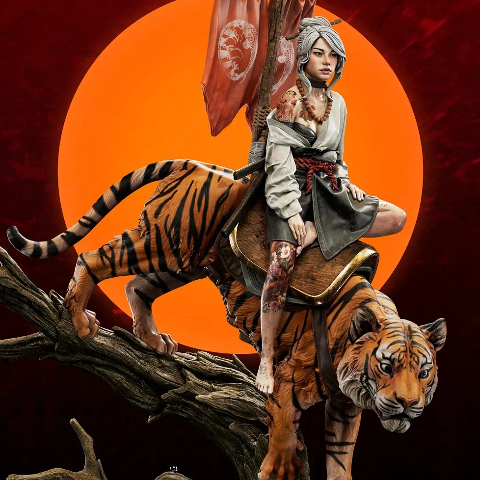 A altura do homem 38mm 50mm 75mm kits de modelo de resina incolor e automontada (impressão 3D) TD-7256/3D