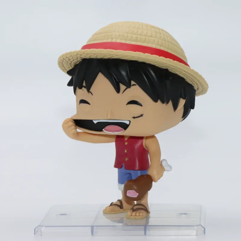 Figura Coleccionable de Vinilo Auténtica Funko POP ONE PIECE Anime Monkey D. Luffy Buggy Roronoa Zoro, Decoración de Escritorio, Regalo