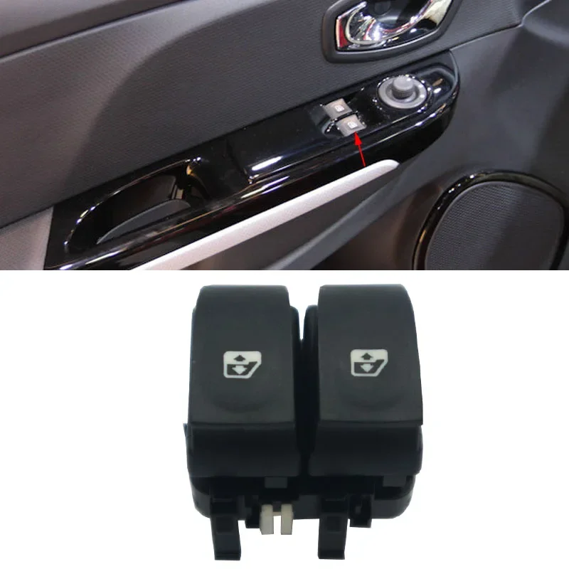 Interrupteur de commande de vitre de voiture, bouton de lève-vitre pour Renault Clio III Modus