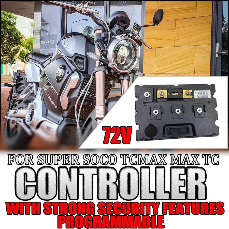 

Контроллер электродвигателя для электроскутера SUPER SOCO TCMAX MAX TC MAXTC, блок управления двигателем в сборе