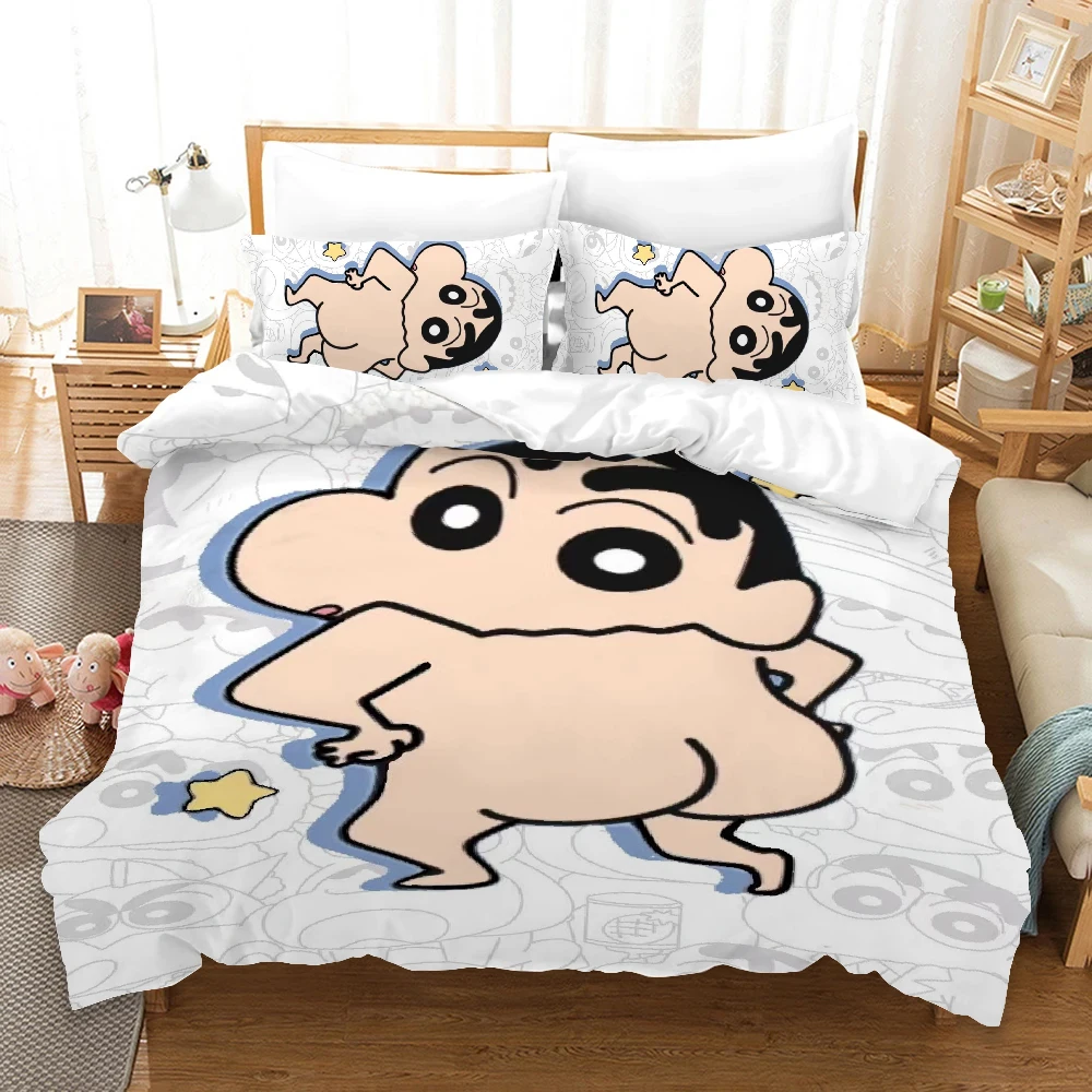 Cover Double Comforter Bedding Sets Bedding Set Duvet Cover Queen Comforter Sets Quilt Pillowcase Quilt C-crayon Shin-chans