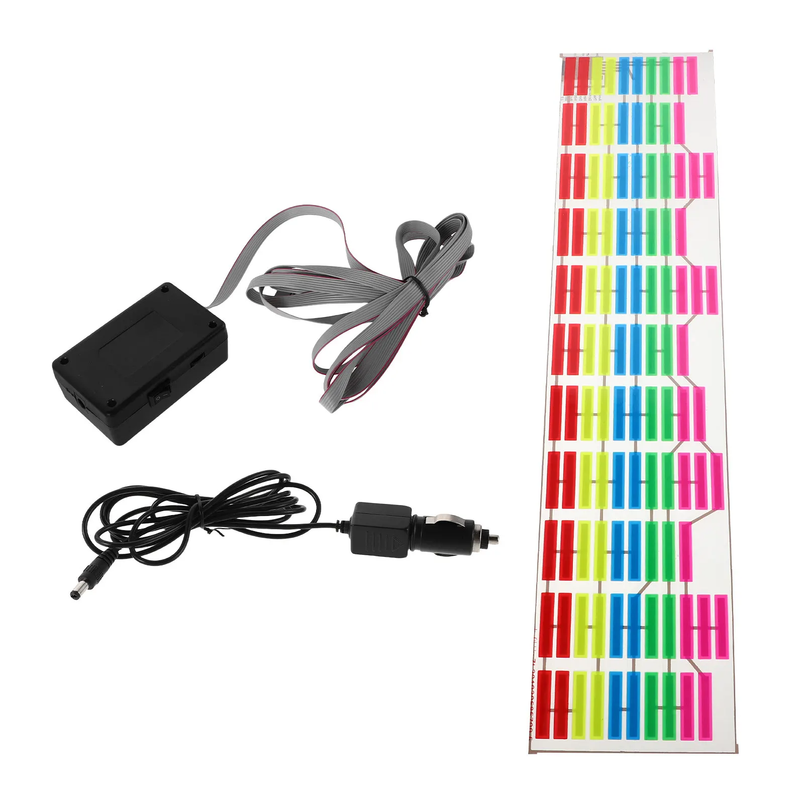 

Multicolor Sound Activated Led Sticker For Interior Car Decor Party Atmosphere Lighting Car Accessories