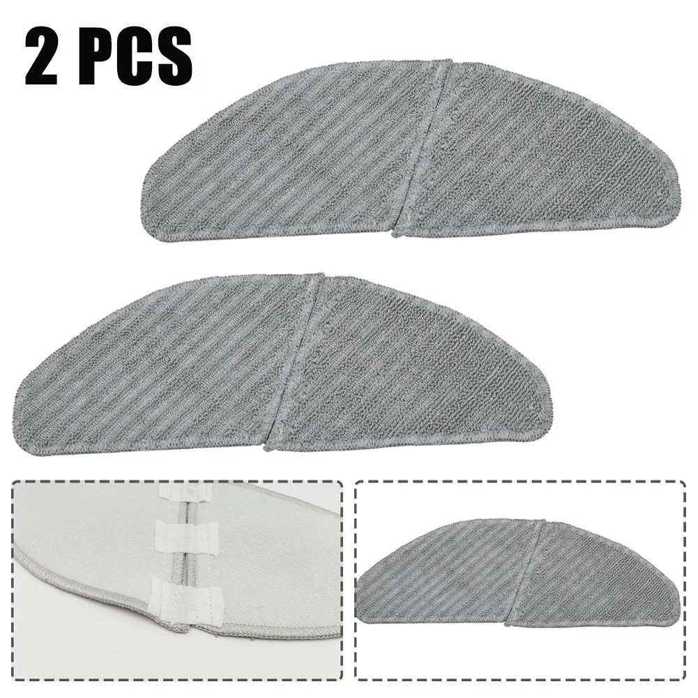 2Pcs Robot Vacuum Cleaner Mop for Midea S8+ M7 Pro  ing Robot Polyester Swipe Wipe Mop Cloth Pads