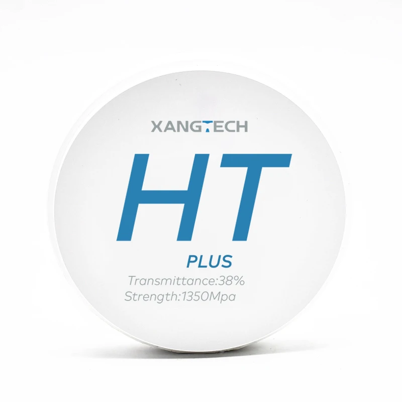 XANGTECH HT Plus White Zirconia Blocks Ceramic Zirconium Discs Strength 1350Mpa of 98mm Open System