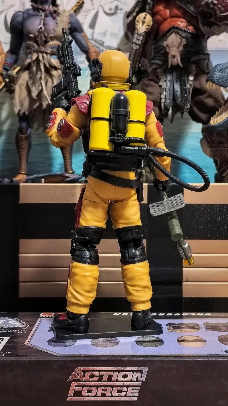 In Stock G.I. Joe: Military Police Law  Dragon Flamethrower Furos 6-Inch 1/12 Action Figure Original Toys Model Ornament Gifts