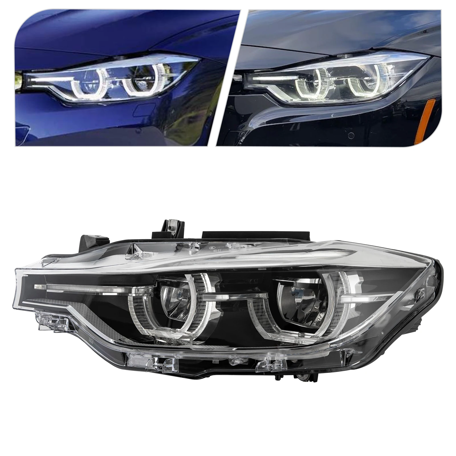 Driver Side Full LED Headlight Durable Left Side Front Lamp Fits For 2016 -2018 BMW 3 Series F30 F35 330i 328i 320i