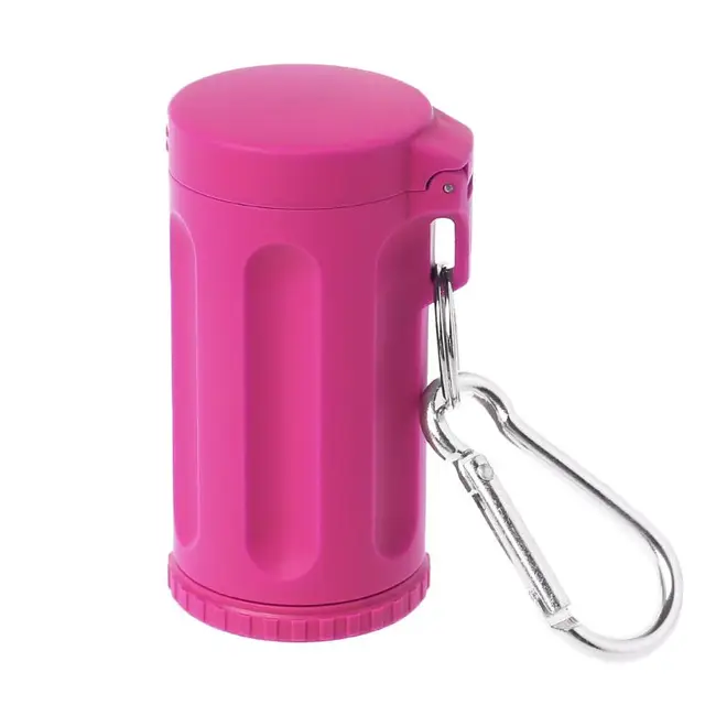 Portable Mini Pocket Lid Ashtray Windproof Key-chain Outdoor Smoking Accessories 1
