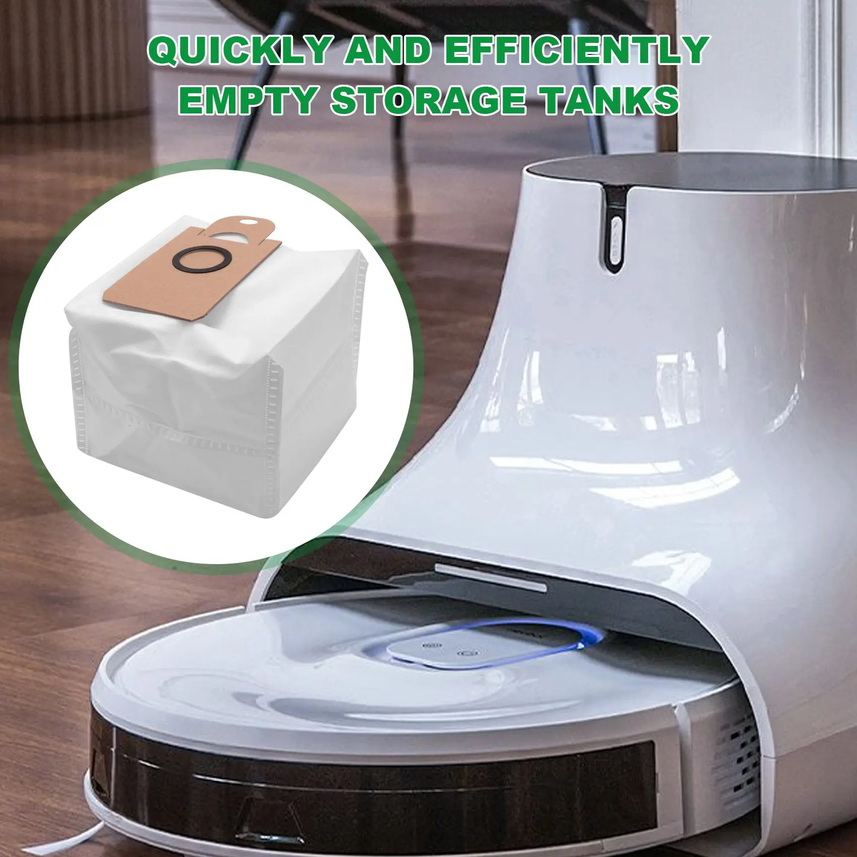 

-A90P 10Pcs Dust Bags Kit For Neabot Q11 Robot Household Replace Replacement Vacuum Cleaner Sweeper Dust Bags Cleaning Bag