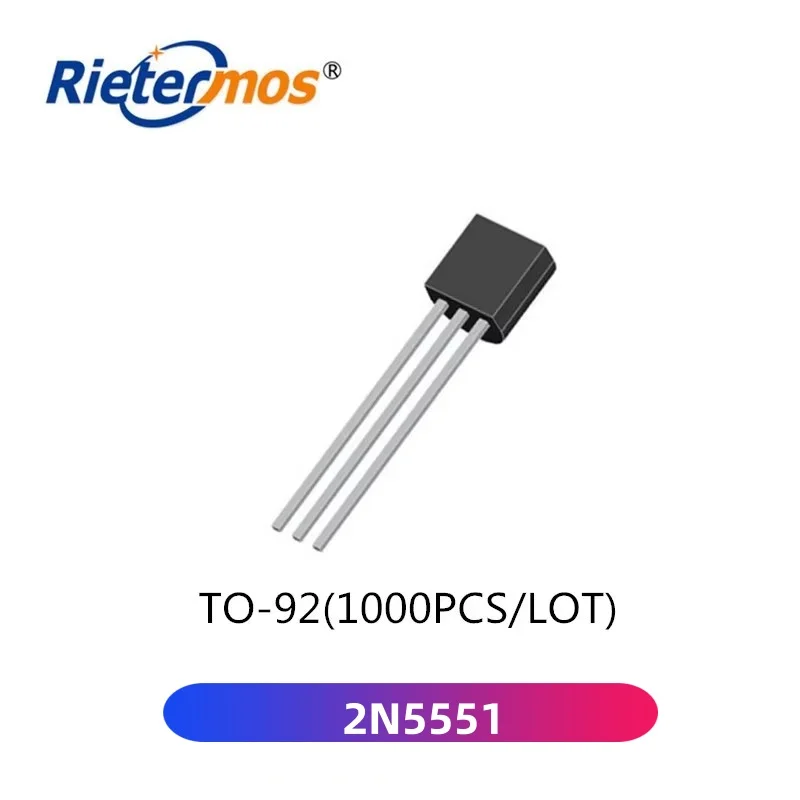 1000 قطعة 2N5551 TO-92 NPN 600MA 160V CJ الأصلي