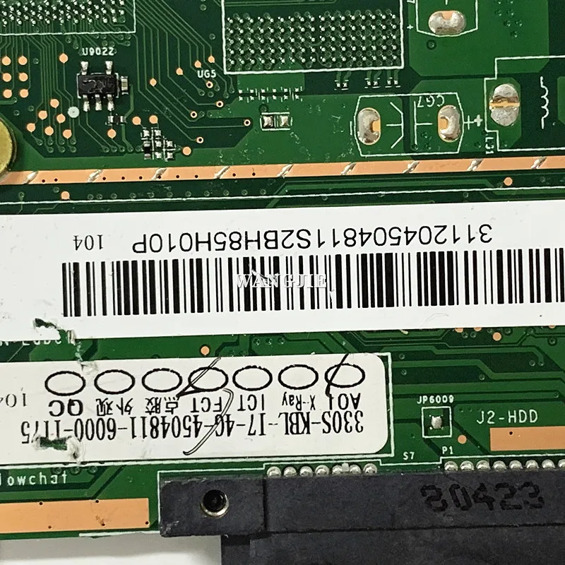 Placa base para ordenador portátil Ideapad 330S-14IKB 81F4 SR3LC I7-8550U FRU PN 5B20R07619 5B20S69524 5B20S69491 100%, totalmente probada