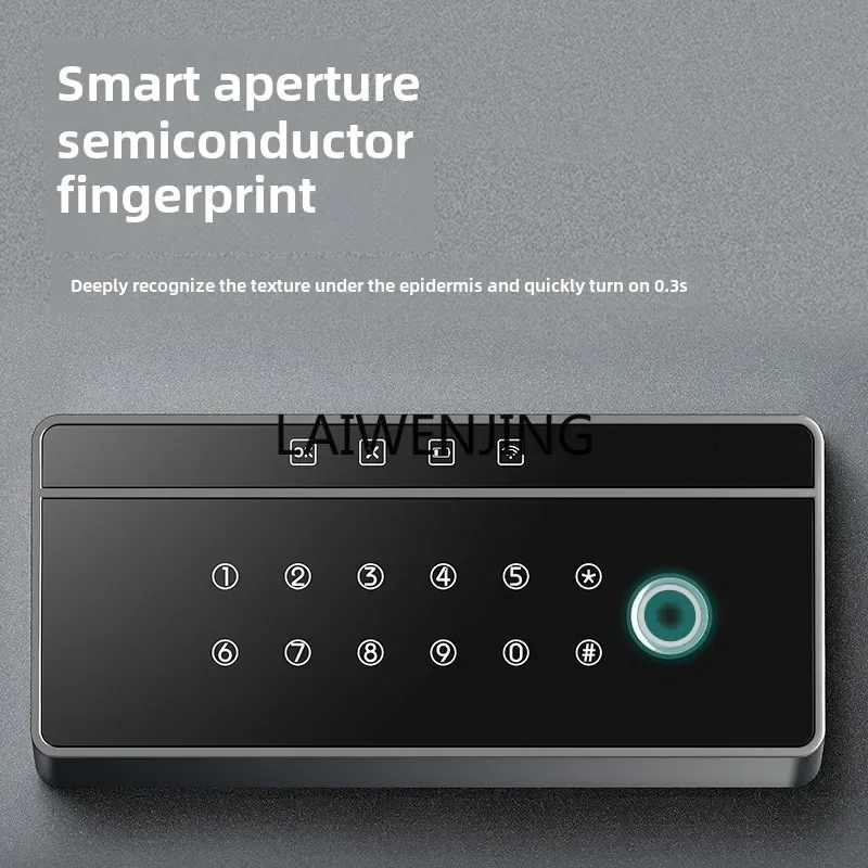 MJY safe anti-theft small intelligent wireless 3c certified fingerprint all-steel safe