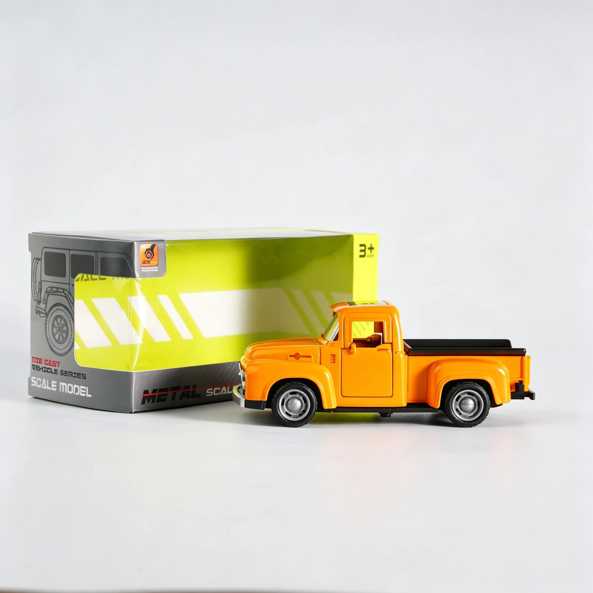 Orange Vintage Pickup Diecast  - огляд і ціна Vintage Collectible Trucks