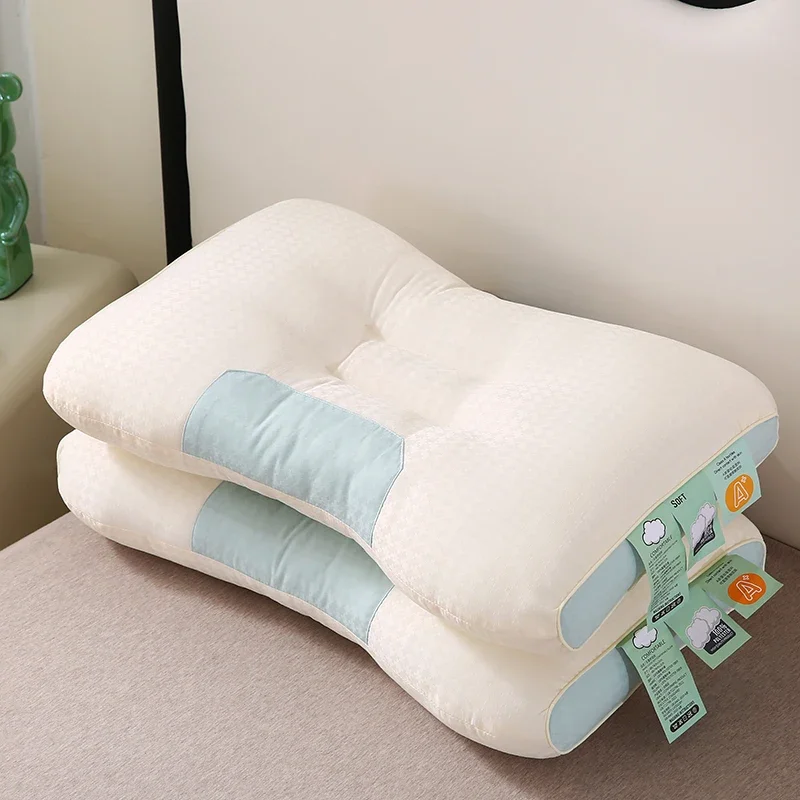 

1pc Quality Memory Neck Pillow Slow Rebound Comfortable Soft Polyurethane Pillow Core For Anti-snoring Nec