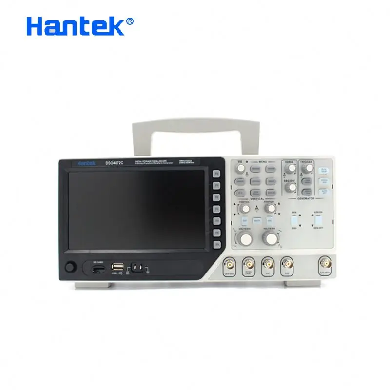 Hantek Official Osciloscopio DSO4072C 2 Channel 70MHz Digital Oscilloscope with 2 Channel Arbitrary/Function Waveform Generator