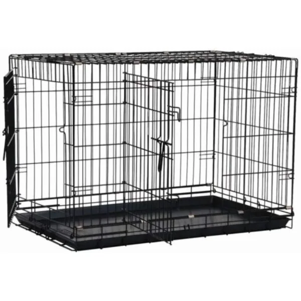 

Precision Pet Products Two Door Great Crate Wire Dog Crate, 36 Inch, For Pets 50-70 lbs, With 5-Point Locking System